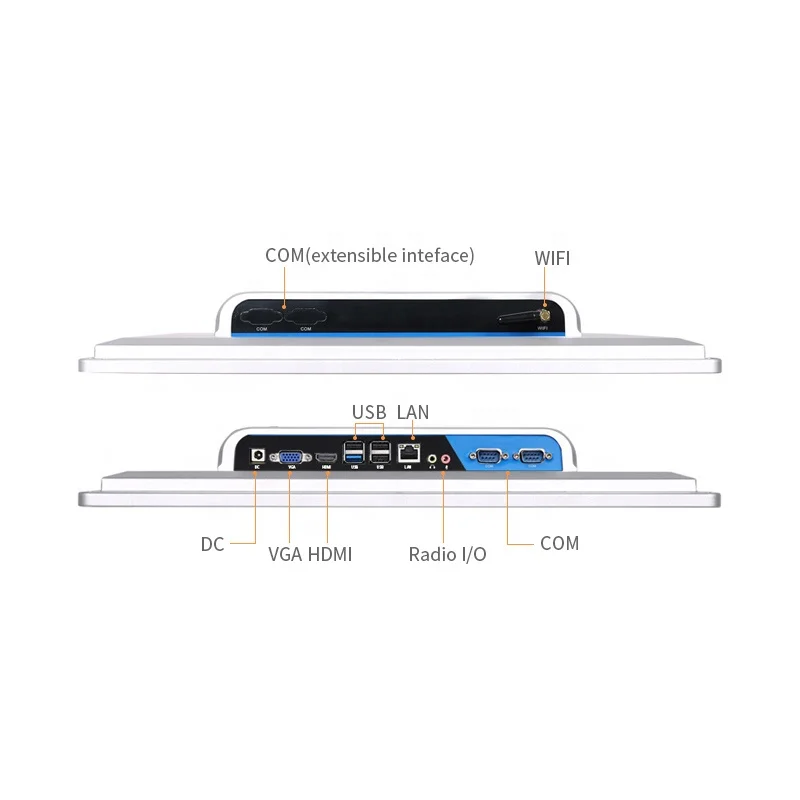  15 6 дюймовый in-tel j1900 quad core dual 4gb ram безвентиляторный Настольный x86 промышленный ПК все в одном сенсорный экран с