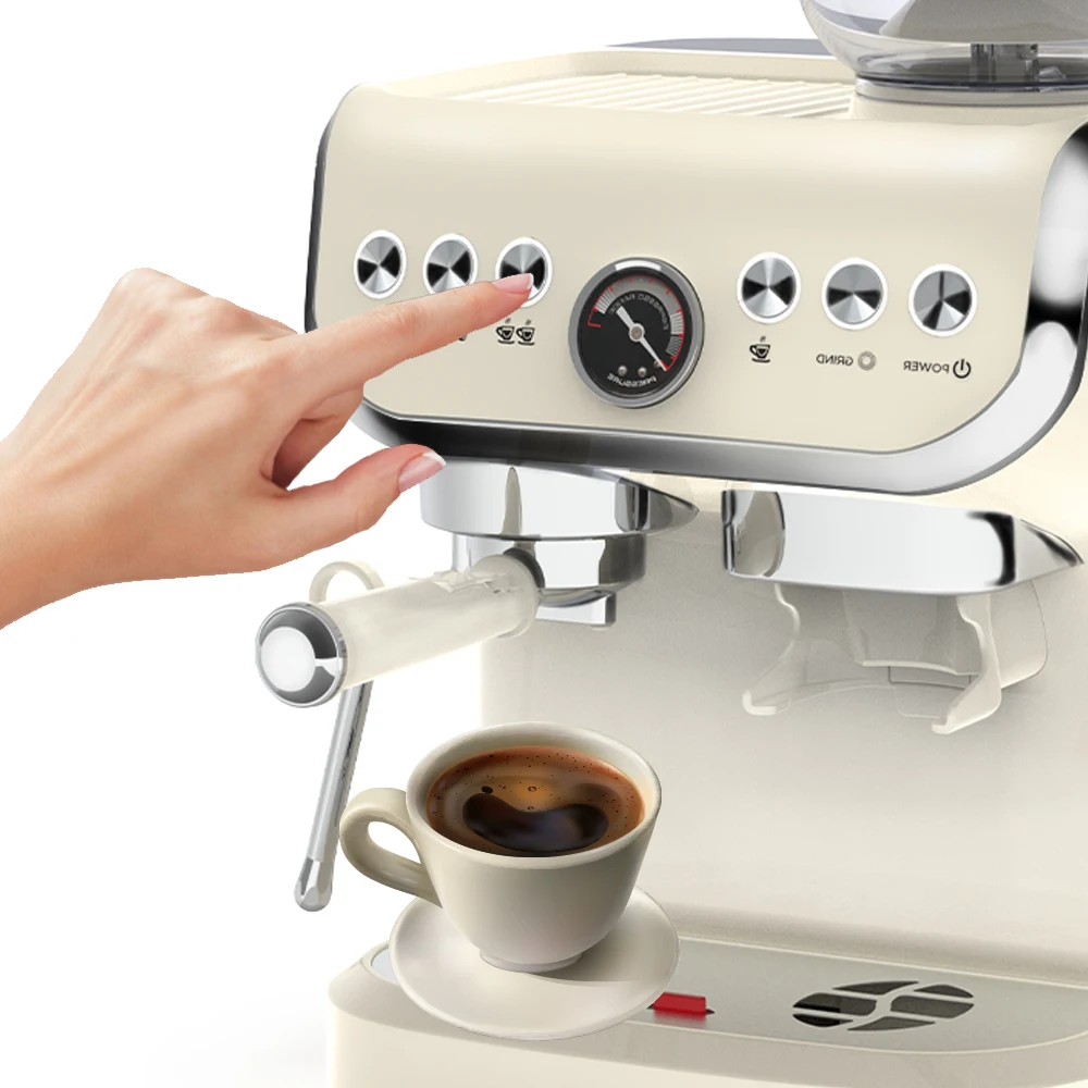 Оптовая продажа лучший профессиональный Kaffeemaschine ручной полуавтоматический дозатор для капучино кофе эспрессо-машина дома