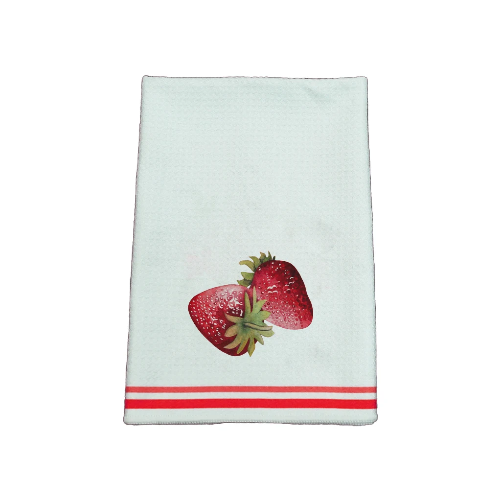 potable compressed towel custom kitchen towel printed microfiber waffle kitchen towel set