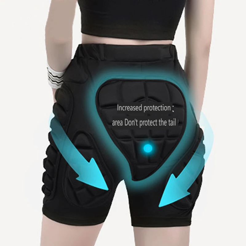 SLKE Roller Skating Skiing Hip Pants Skateboard Skating Skating Anti-fall Fat Mat Outdoor Riding Sports Hip Protection