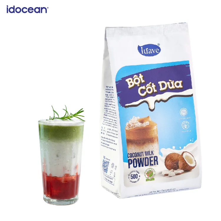 Desiccated Instant Bulk Coconut Milk Powder Premium Quality Low Fat For Cake FSMA Certificate Perfectly Dissolves