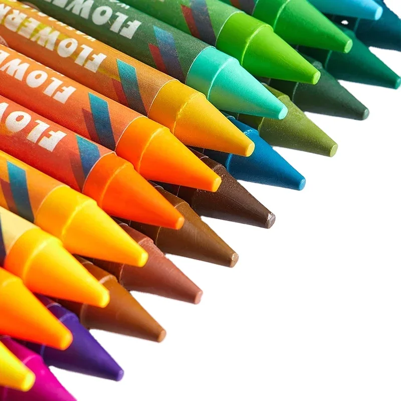 Washable Non-Toxic Eco-Friendly silky Colored crayon painting brush, kindergarten student graffiti enlightenment toy