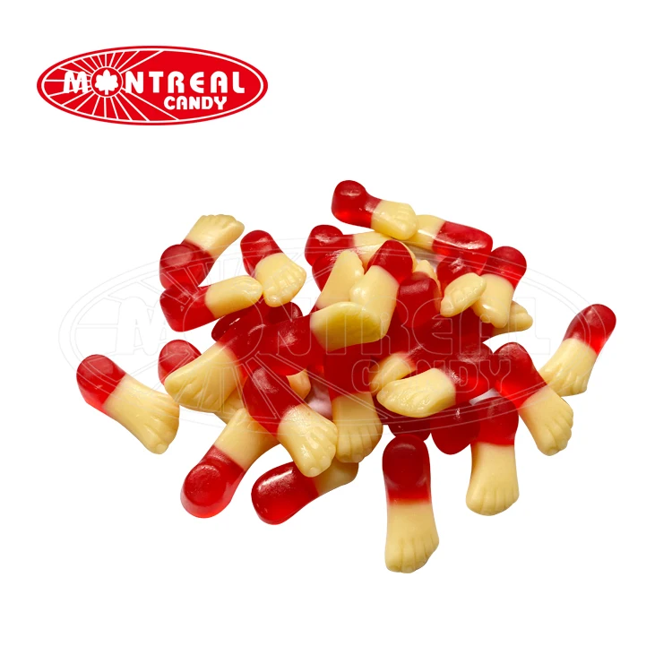 Funny feet sweet gummy jelly soft candy