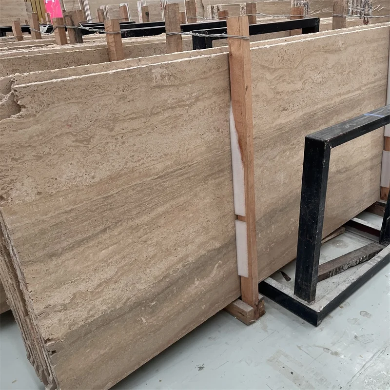 Good Price Italy Silver Grey Travertine Slab For Interior And Exterior Wall Cladding Decor