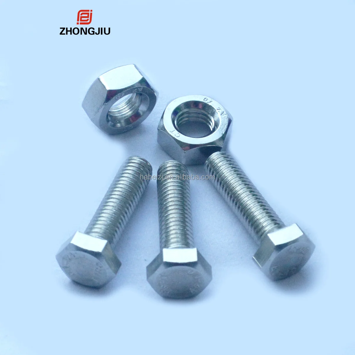 good Price Stainless Steel Din 931 Din933 304 316 316l 1/6 Hexagon Head Bolts Ss Bolts Nuts Hex Bolt