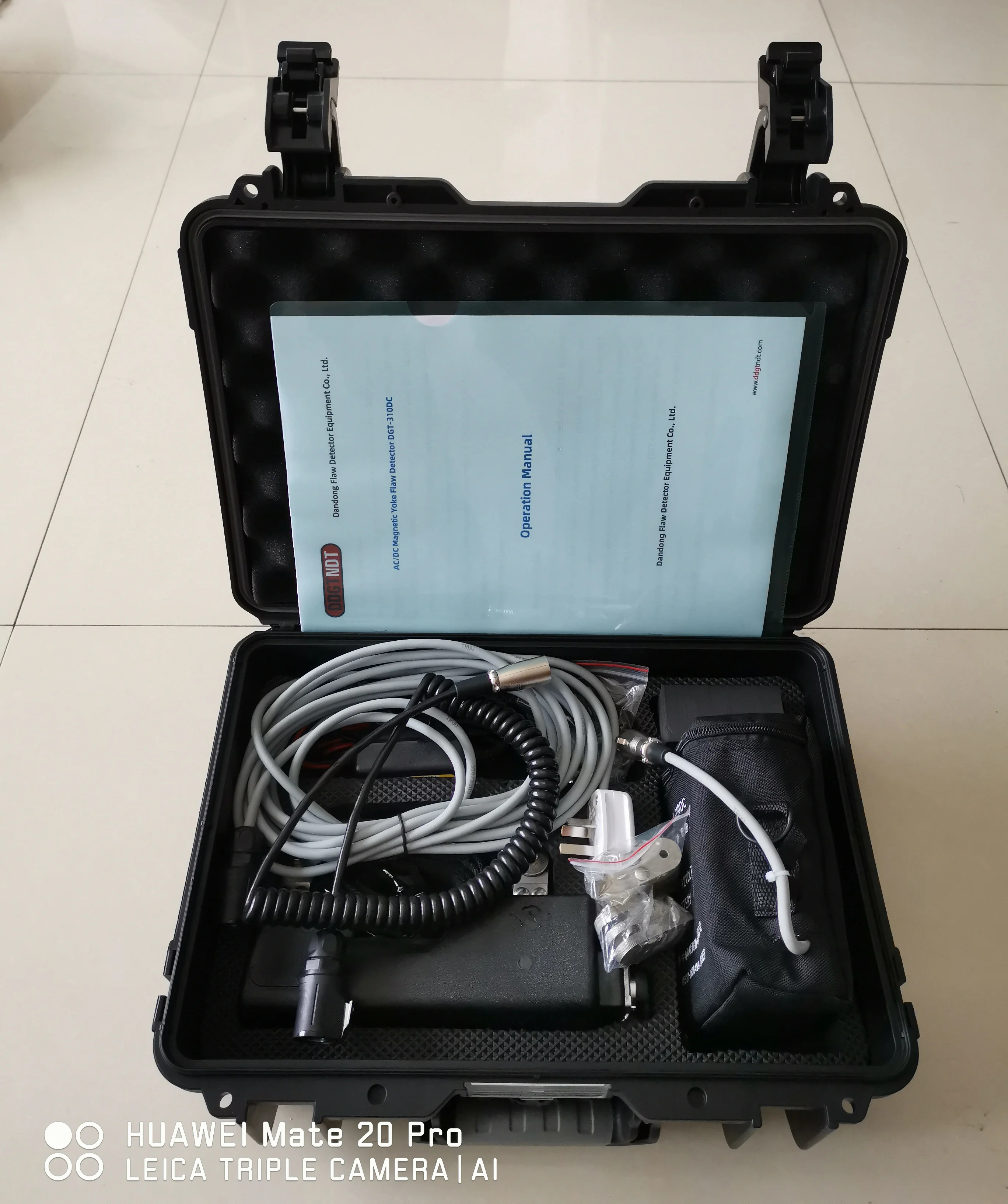 Magnetic Particle Testing Yoke Flaw Detector DGT-310DC NDT MPI equipment AC and DC Power