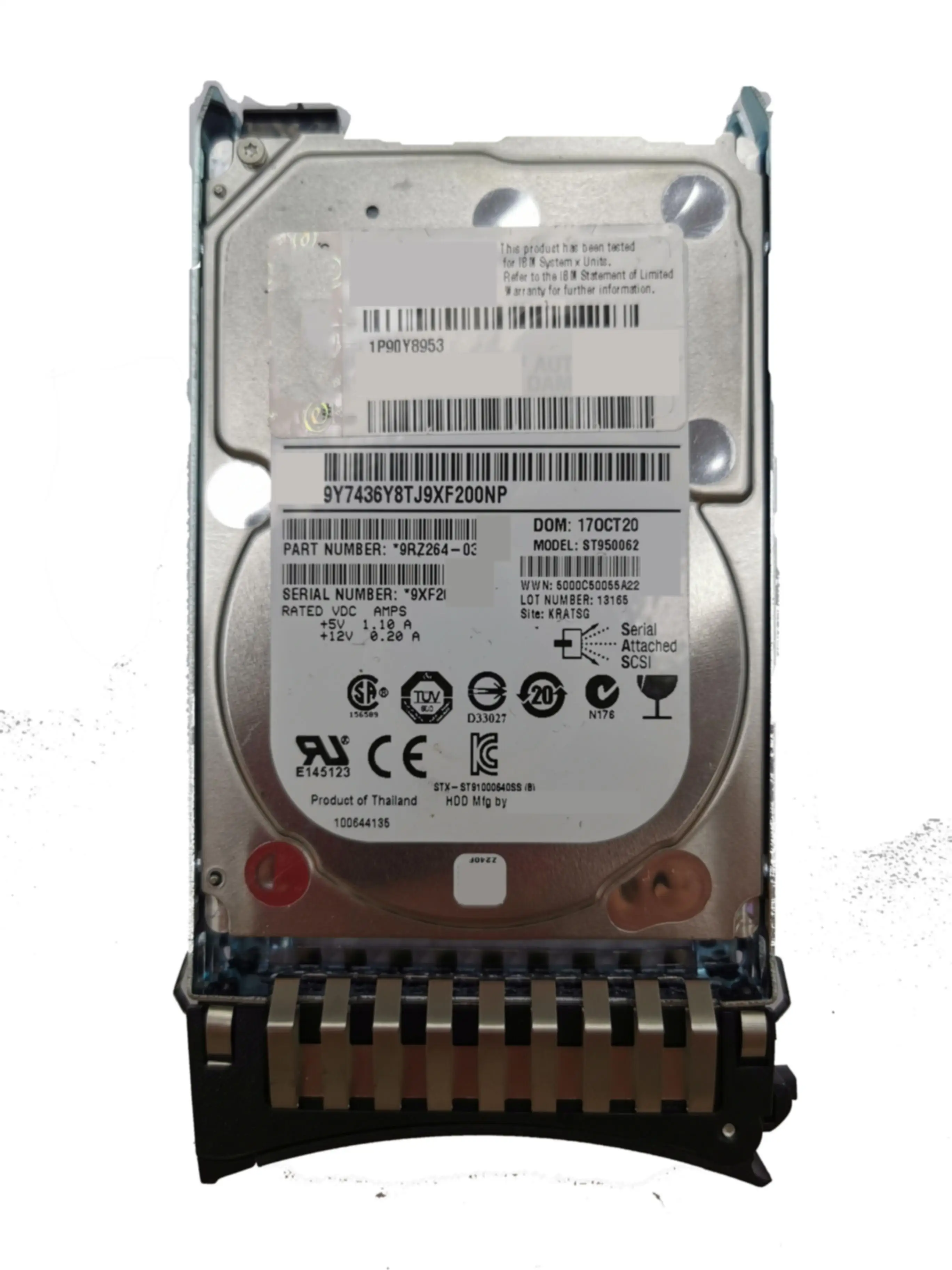 Wholesale Server Internal 3.5 inch 8 TB 7.2K 12G SAS 6G SATA 512E Hard Drive 8TB HDD 7XB7A00066 7XB7A00053