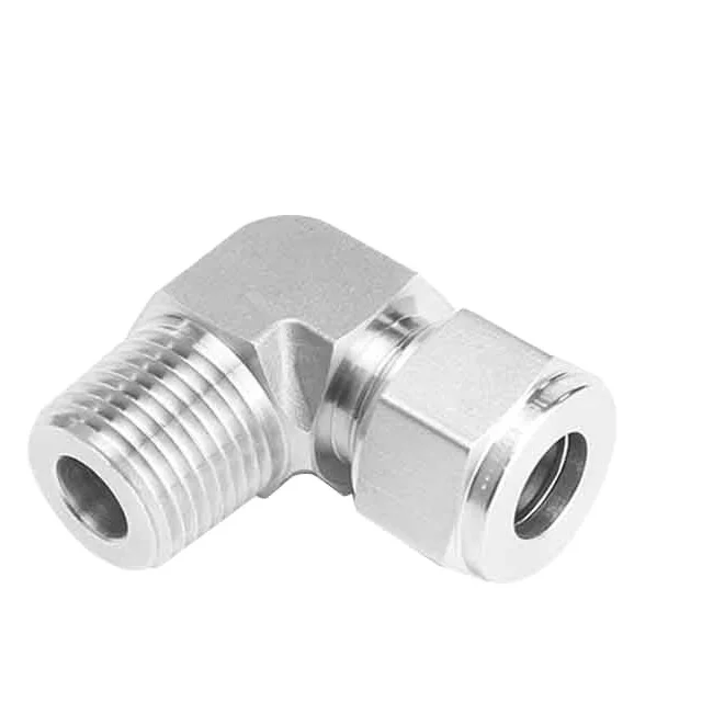 Swagelok Type 1/4' NPT X 1/4' Tube OD SUS 90 Degree Compression Male Elbow Connector Fittings