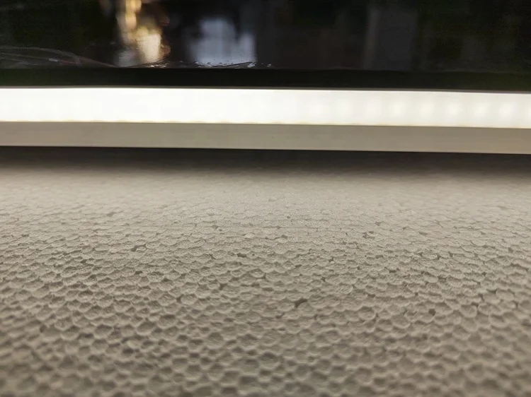 Smart Led Bath Mirror Irregular Wall Smart Cosmetic Mirror Sliver Led Bathroom Mirror With Led Light