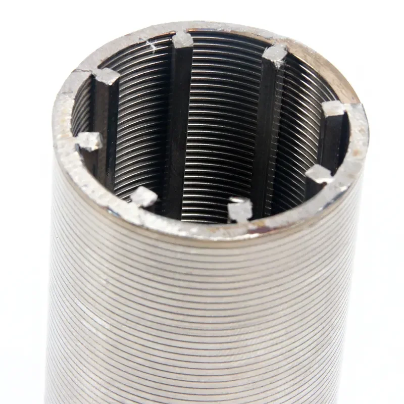V Wrapped Johnson Filter 304  316Stainless Steel Water Well Tube Strainer Wedge Wire Screen