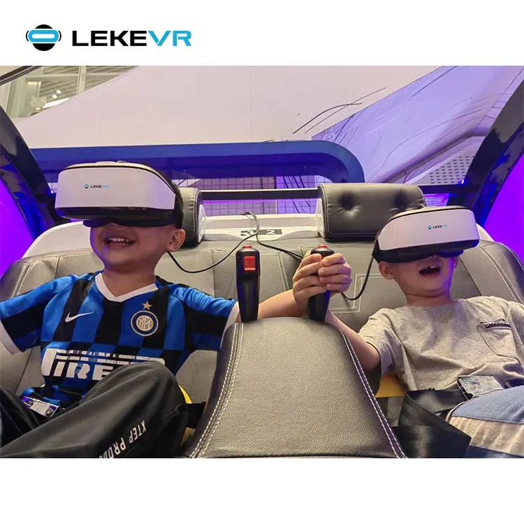 LEKE VRTheme Park Business Simulator 2 Seat 5D 7D 9D Egg Virtual Reality Motion Cinema Game Machines