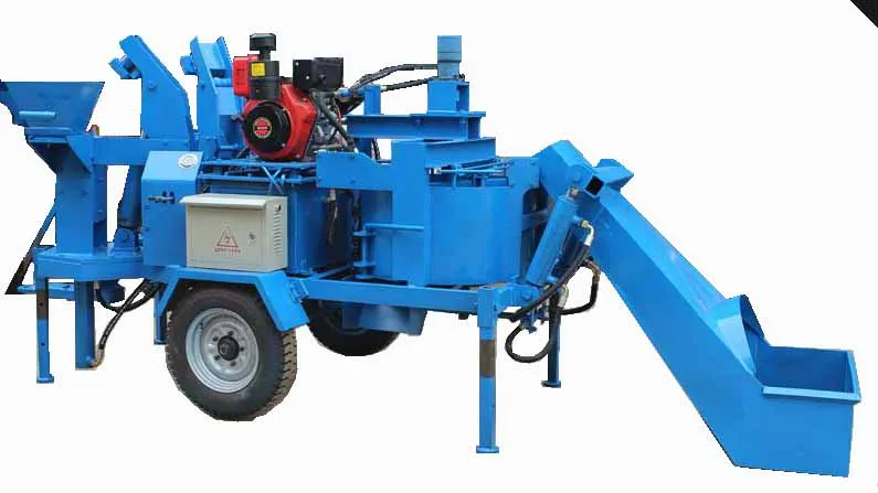 M7m1 Twin head Mobile Diesel Manual Soil Brick Making Machine