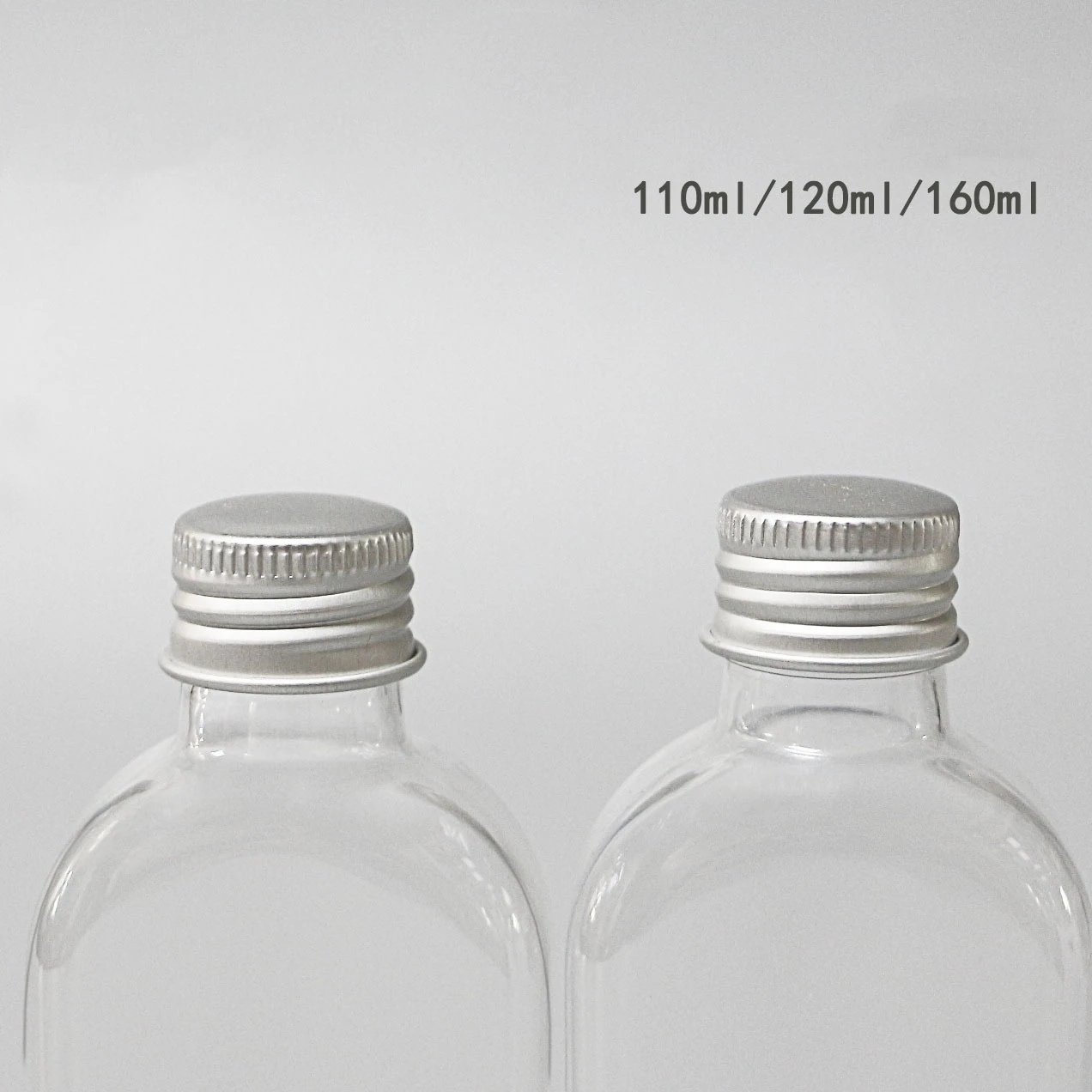 110ml 120ml 160ml Plastic PET  Lotion Bottles Wholesale  Cosmetic Sample Container Mini Travel Fill Vials Liquid Bottle