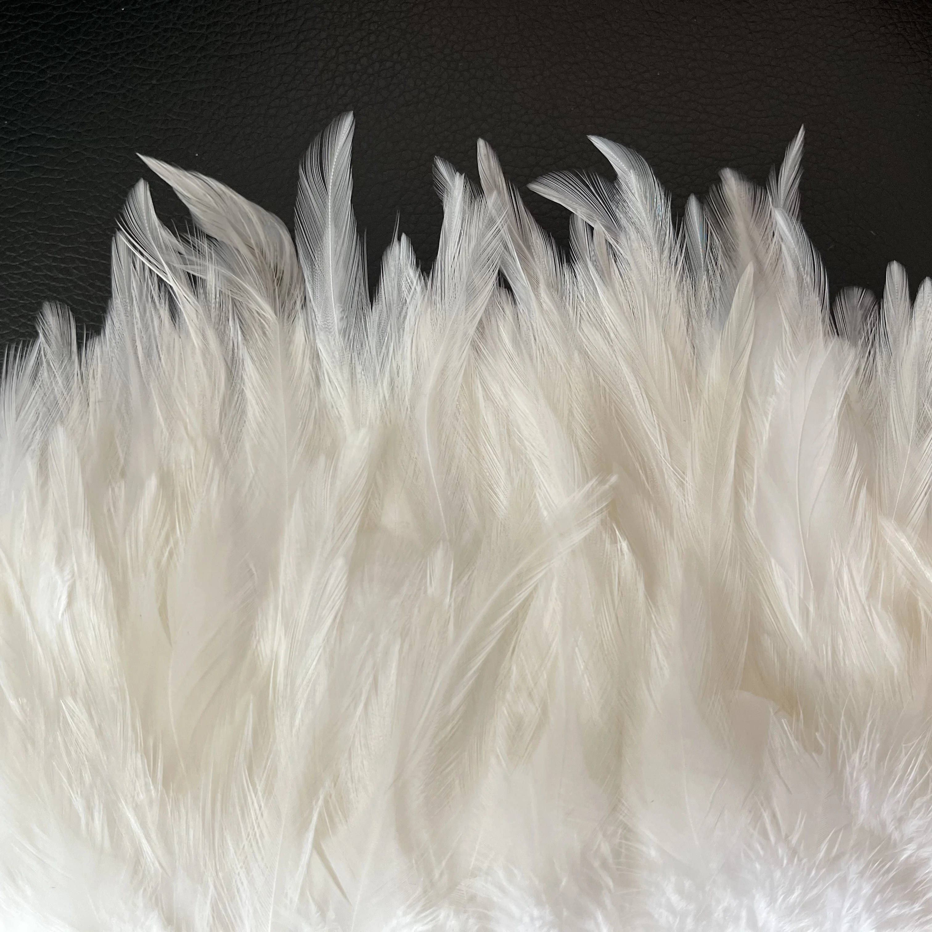 hackle feather trim