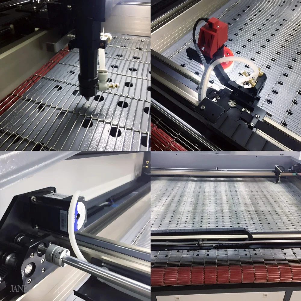 Chanxan CCD camera co2 decoupage laser cutting machine 1814 laser cutting for fabric textile clothes