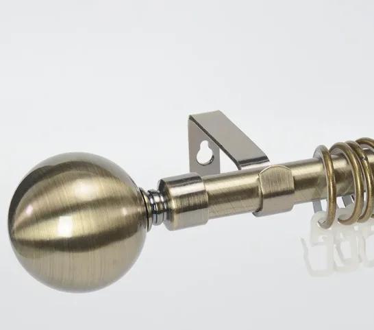 25/28MM High quality metal and plastic Curtain rod set, curtain poles