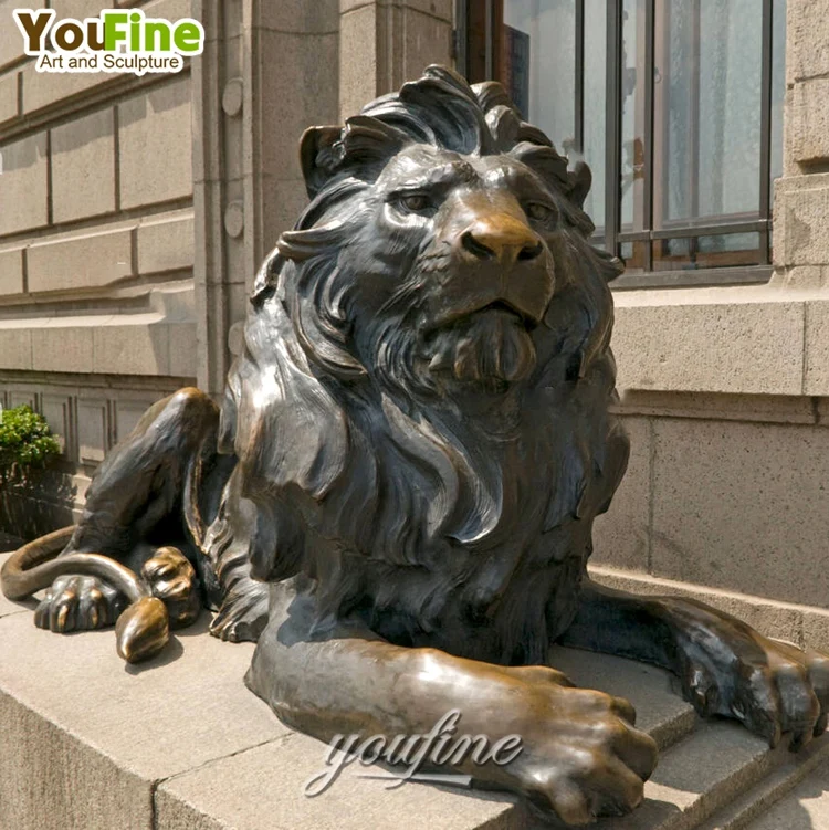 Hot Sale Life Size Outdoor Outdoor Garden Statue Bronze Lion Sculpture
