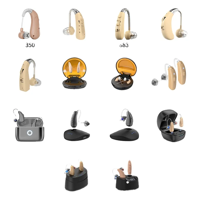 BTE Elder Care Equipment Behind the Ear Digital Mini Hearing Aid Earphone with BSCI CE RoHS
