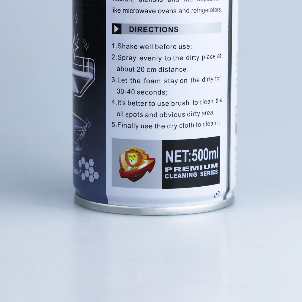 Household Cleaning Natural Smell Dissolve Stubborn Greasy Stain Kitchen Oil Grease Foam Cleaner