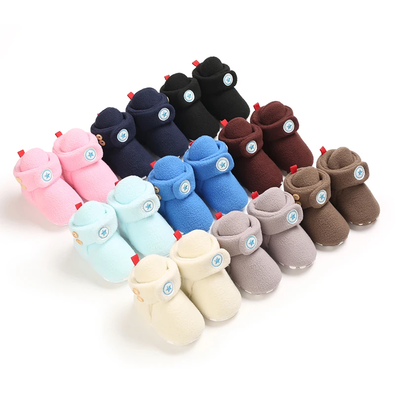 2020 baby cotton shoes soft sole non-slip ODM/Oem casual pre-walking shoes for boys and girls