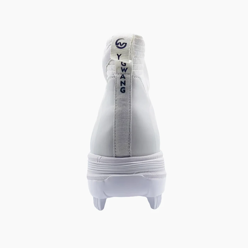 High top custom design wear-resistant non-slip long metal spike baseball shoes for men