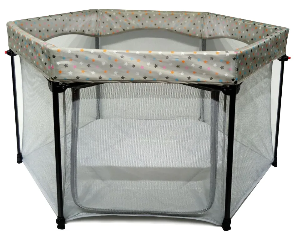 Indoor Children Game Fence Playpen Toy House Portable Folding Bed