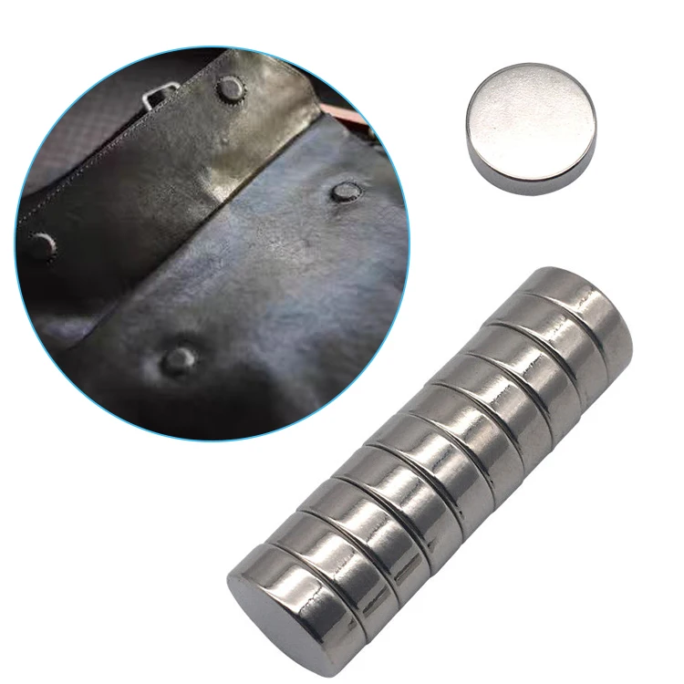 Fashion Handbag Hidden Strong Magnet Button Custom Size Invisible Magnet Button For Leather Bags