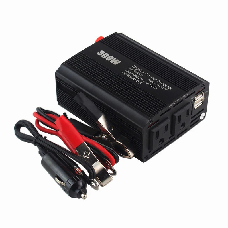 300 Вт Инвертор AC110v 220v Чистая синусоида инвертор автомобиля инверторы двойной USB