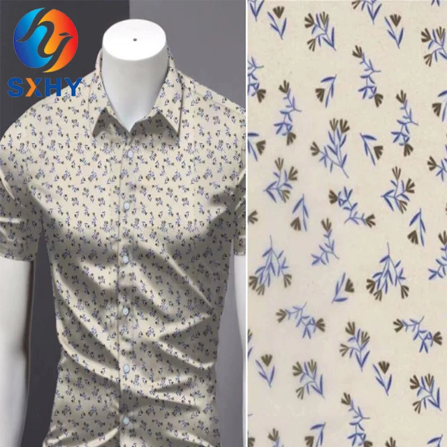 China wholesale popular TC80/20 110*76 100g poplin printing woven shirt fabric