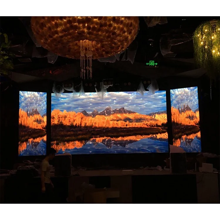 P2.6 Indoor LED Video Wall Bar Night Club KTV Room LED Display Screen Panel Exhibition Trade Show Pixel Pitch 2.6mm