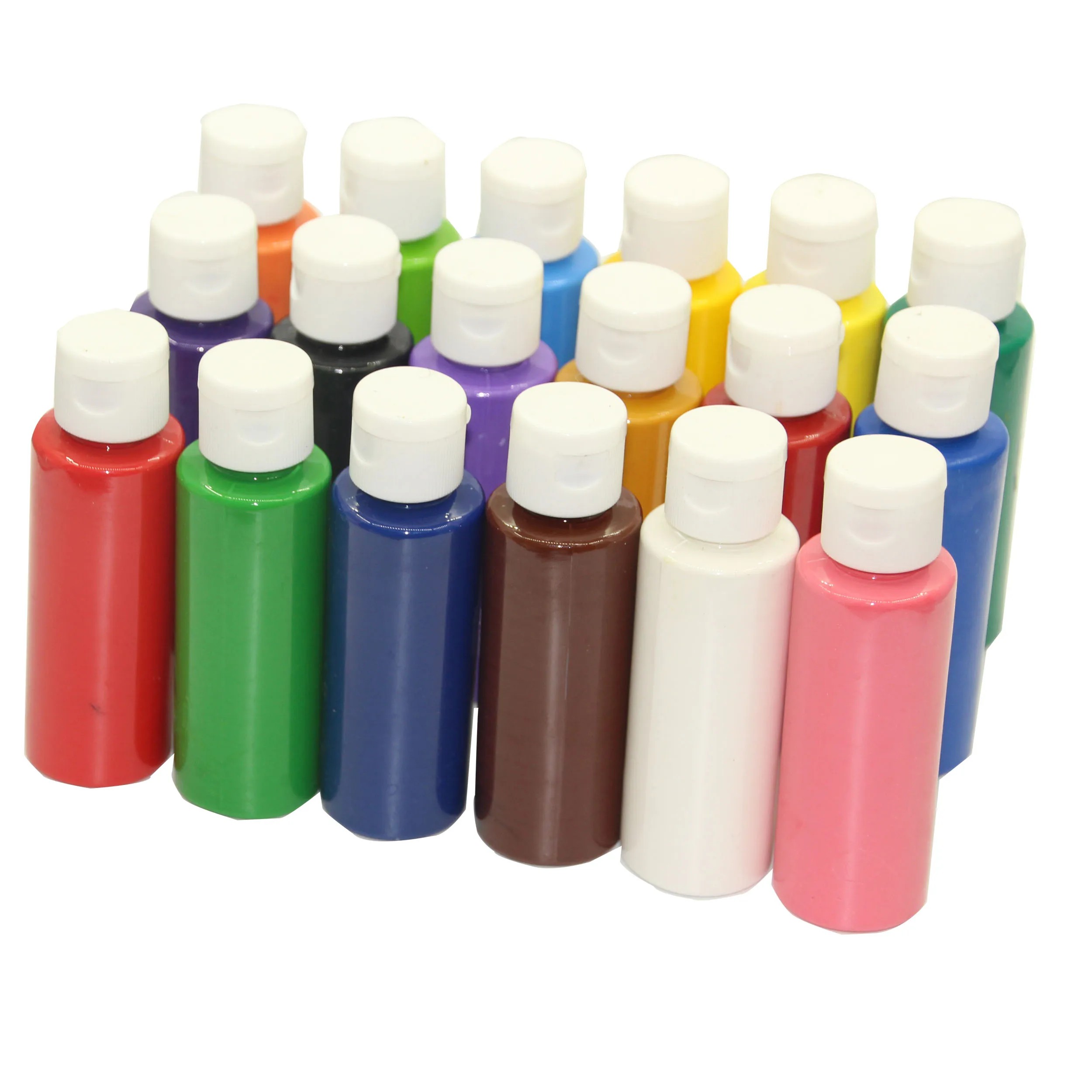 Adults & Kids Canvas/Fabric/Rock 24 Classic Colors(2oz/60ml) Professional Craft Paint Acrylic Paint Set