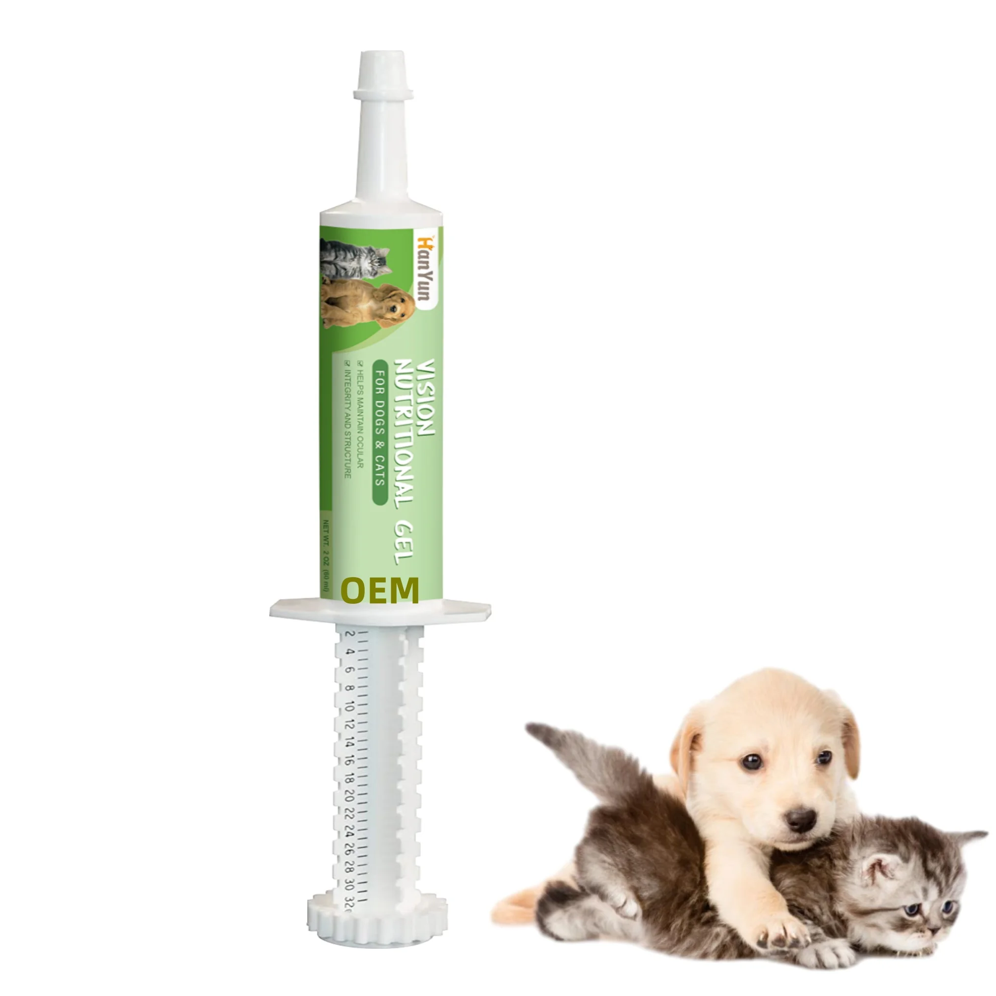 OEM/ODM Pet Health Vision Supplement Paste Support Eye Health Private Label Multivitamin Supplement Gel For Dog