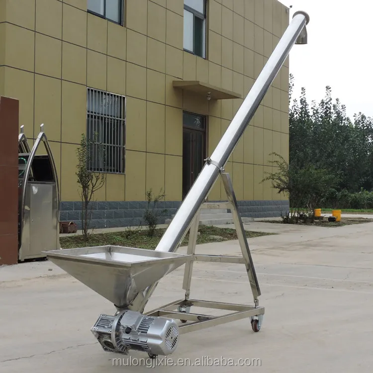food    wood Sawdust  cement  screw conveyor machine  price  auger