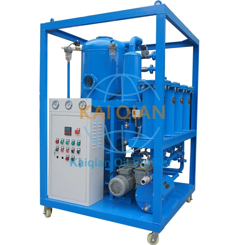 Used oil recycling machinery Portable Lubricant Oil Purifier Machine