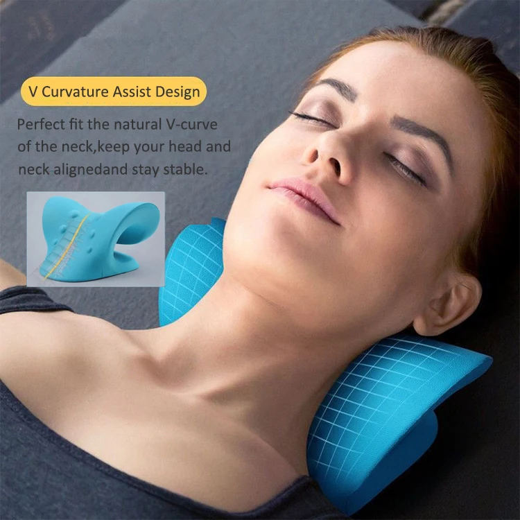 Neck Massage Pillow Chiropractic Pillow Neck And Shoulder Relaxer Anti-fatigue Neck Traction Pillow