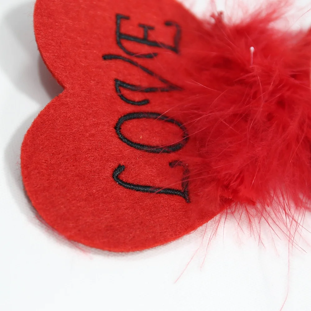 Seasonal girl festival saint valentine day decoration plastic head hair band gift