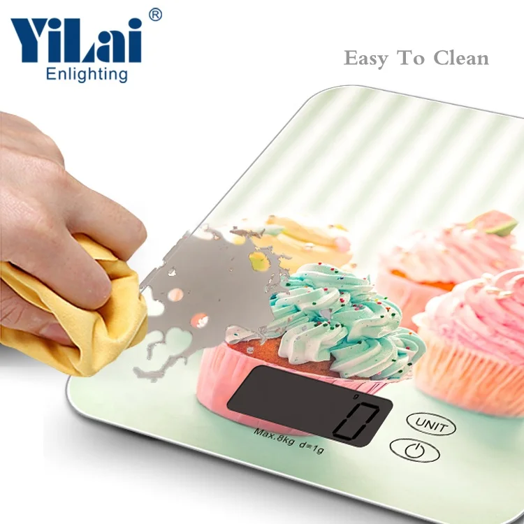 Low price Stainless Steel Multifunction 5Kg 11Lb Slim Electronic Weighing Kitchen Food Digital Small Supermarket Scale Machine