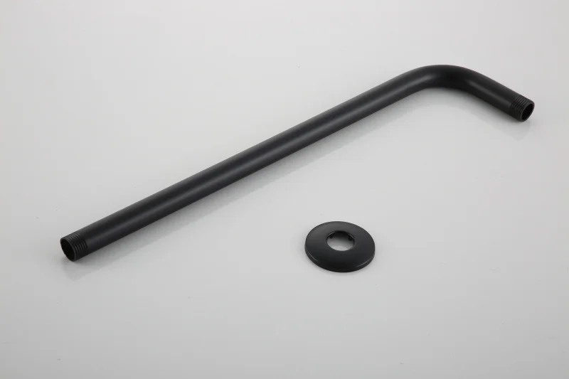 black color brass in-wall bathroom hidden concealed rainfall round bathroom shower set