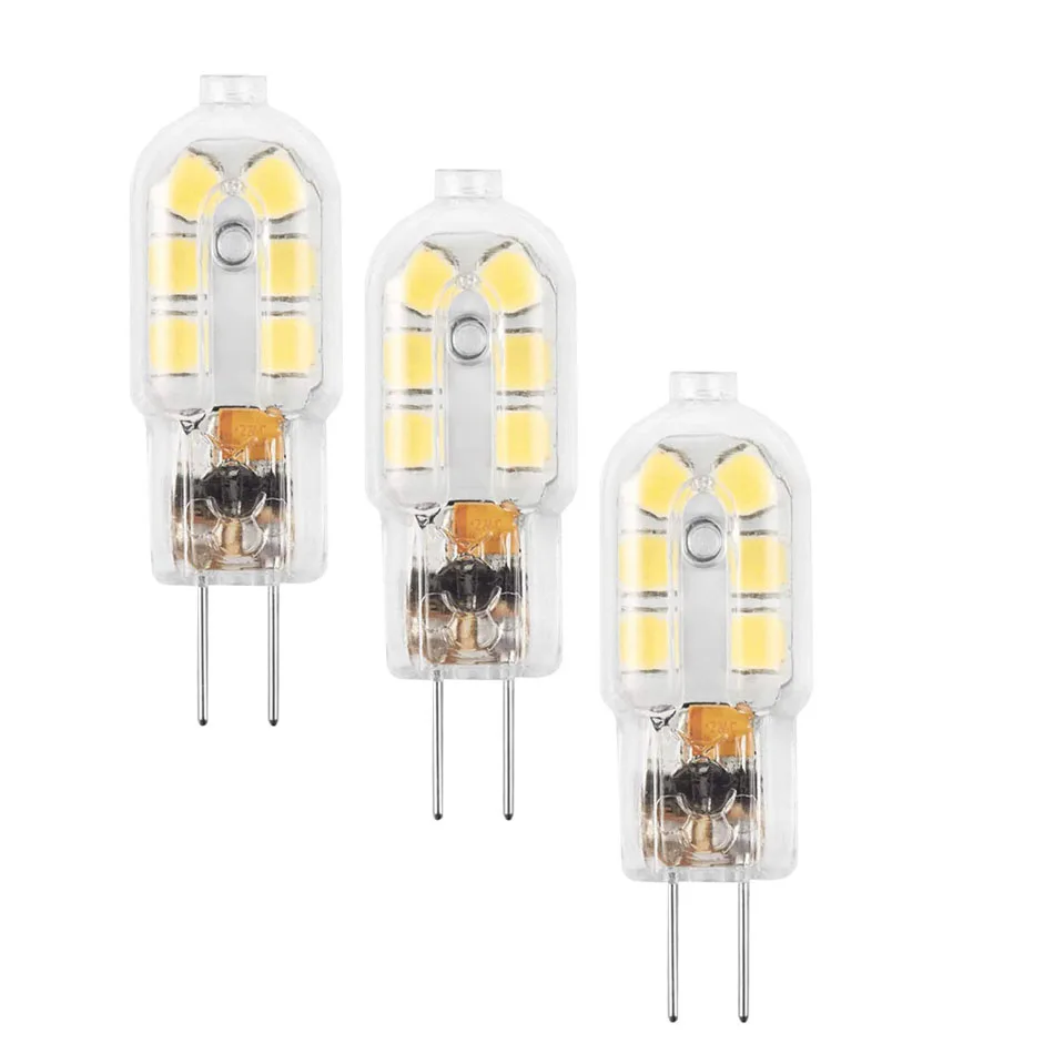 
New 1.5W 12V Daylight White 6000K LED Bulbs Light Bulb Chandelier for Landscape Lighting Lawn Lights 