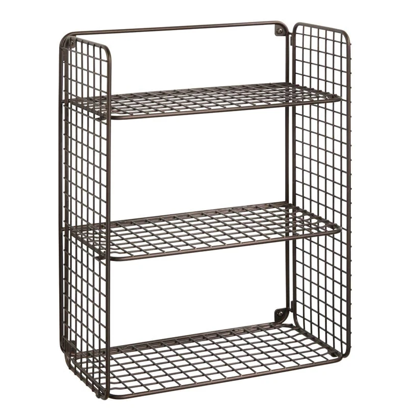 3 Tier Wall Mounted bathroom Rack Bathroom Shelf Hanging Rack Shampoo Storage Home Organizer Towel Rack