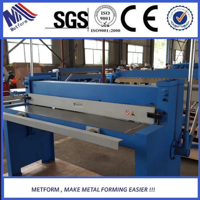 Станок Metform для ручной резки стальных пластин, резак, ручной Гильотинный нож для листового металла