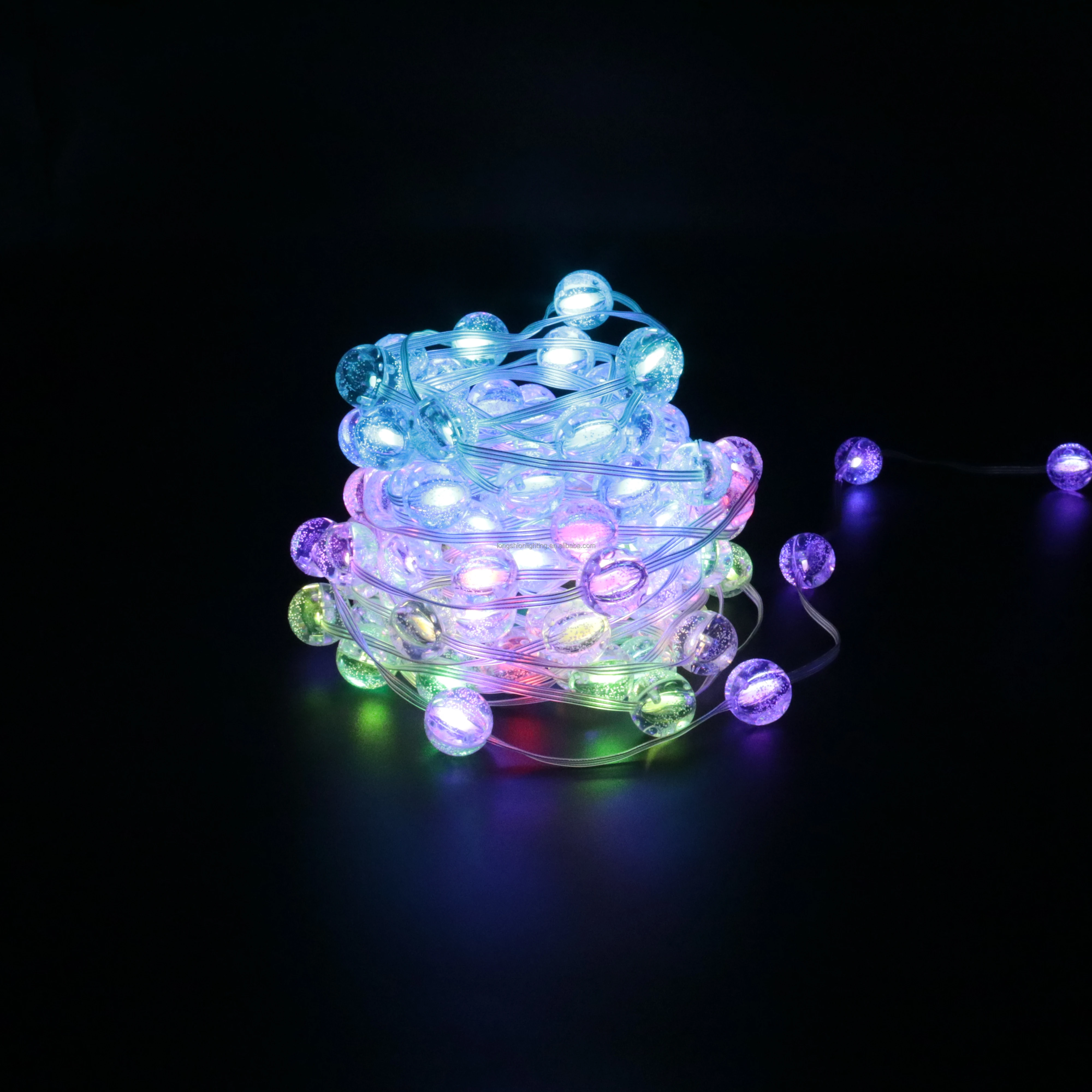 RGB светодиодные гирляндные светильники Смарт-приложение Usb пульт дистанционного управления свет декор для наружного сада декоративное праздничное освещение