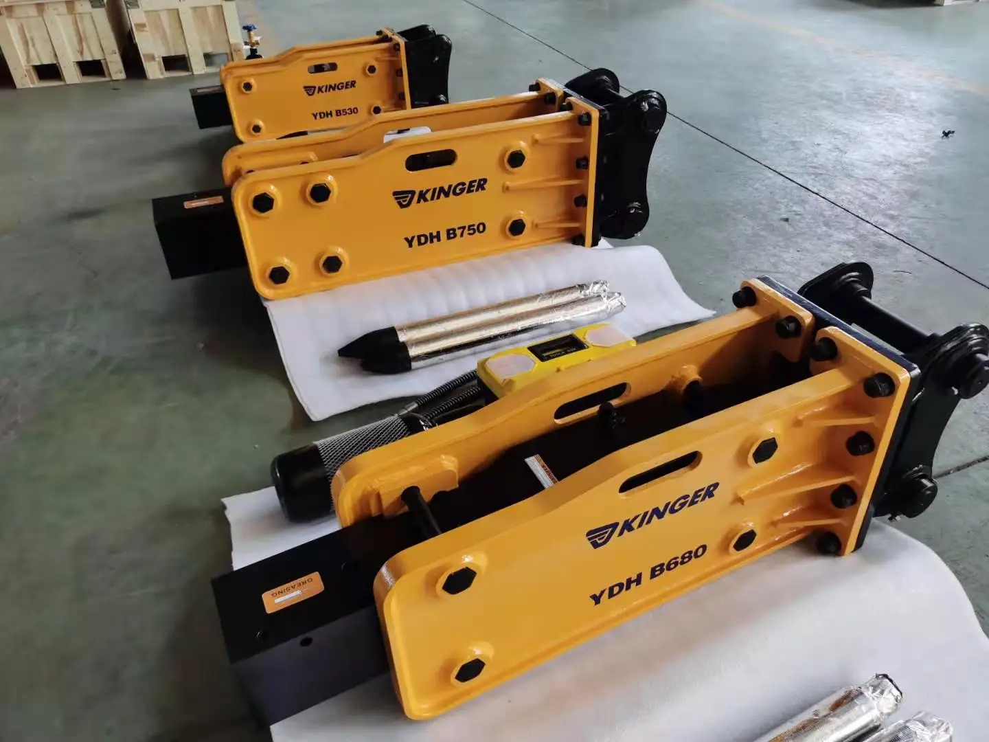 KINGER new design excavator hydraulic breaker hammer for sale