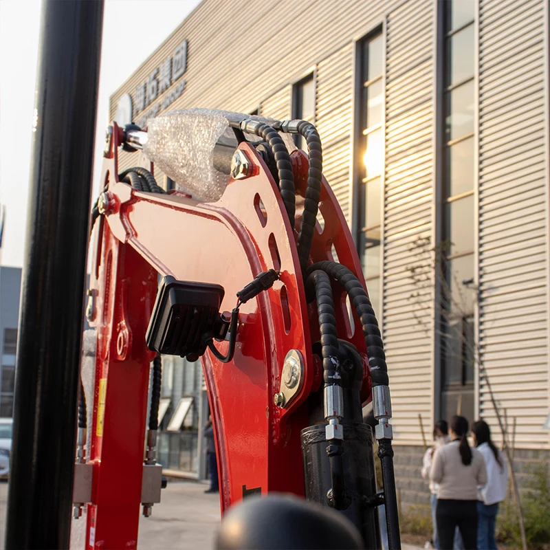 Factory small mini electric excavator for sale with seat joystick control boom swing