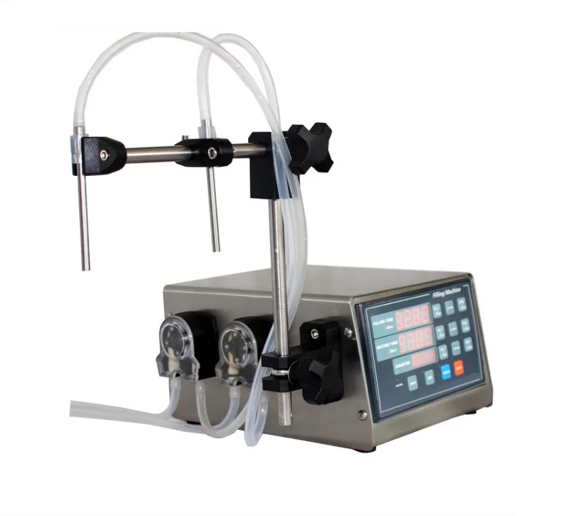 RDB-1A Pesticide Fertilizer Emulsion Chemical Reagent 502 Glue Acid Base Organic Solvent Peristaltic Pump Filling Machine
