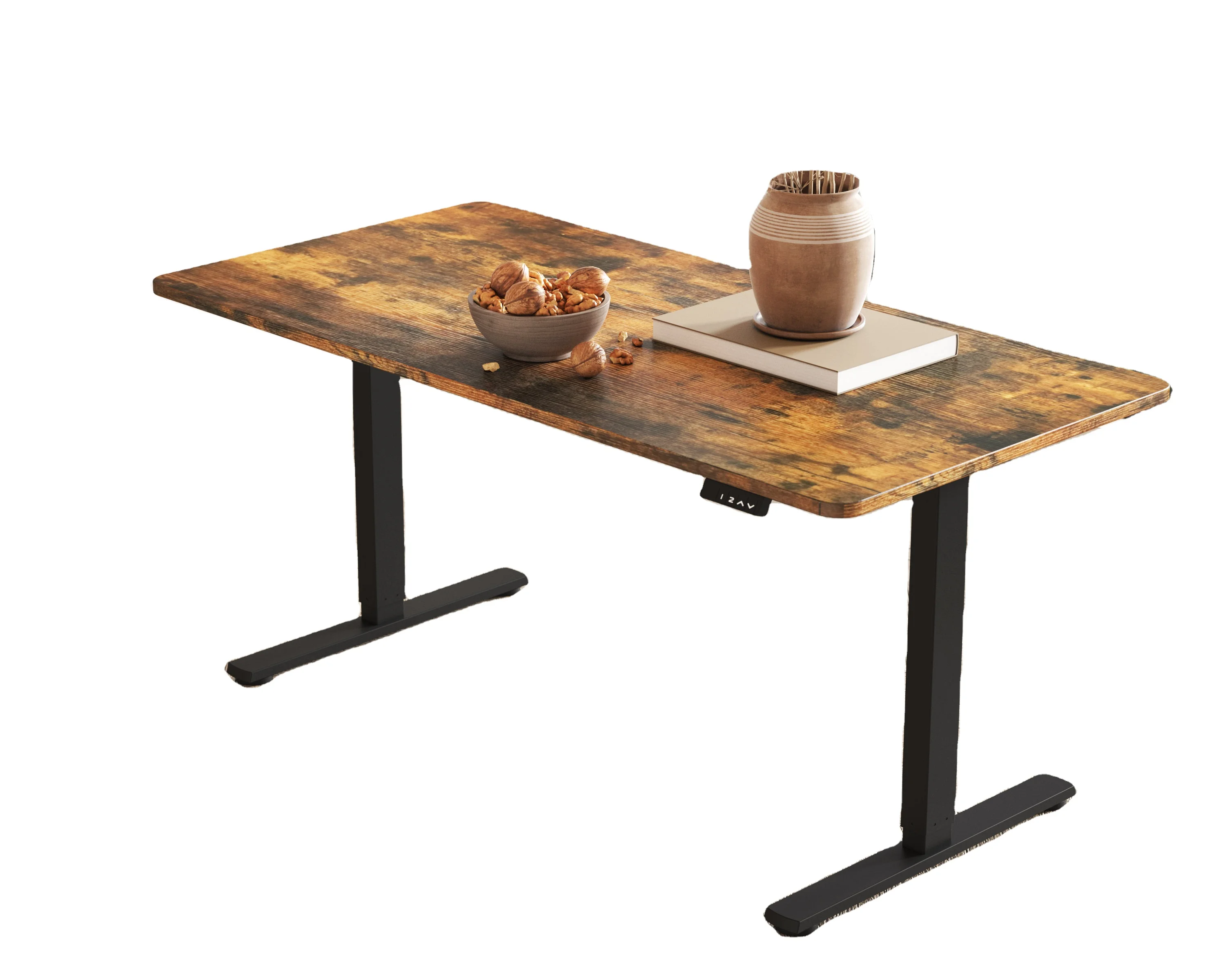 Best Selling ODM Single Motor 2 Stages Legs Electric Desk Height Flexible Adjust Stand-sit Table For Office and Home