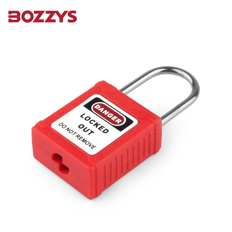 Zenex Oem Waterproof Custom Safety  Lockout Tagout Padlock with 4mm Stainless Steel Beam to Prevent Accidental Operation