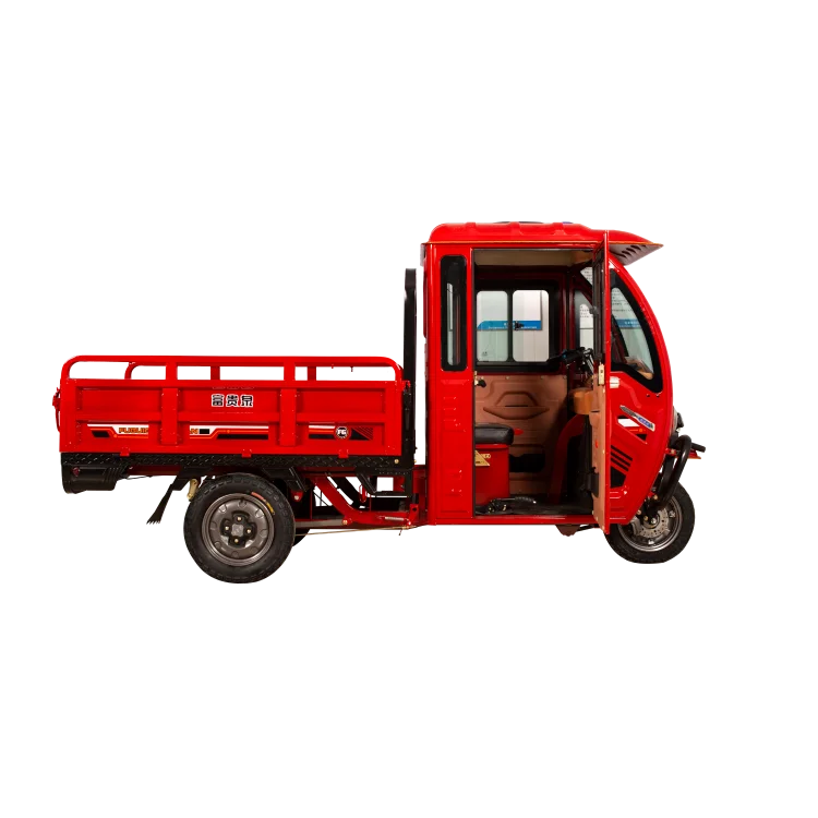 Half Enclosed Passenger and Cargo Mini Tuk with Cheap Price Heavy Loading Capacity E-scooter Wholesale Electric Cargo Bike