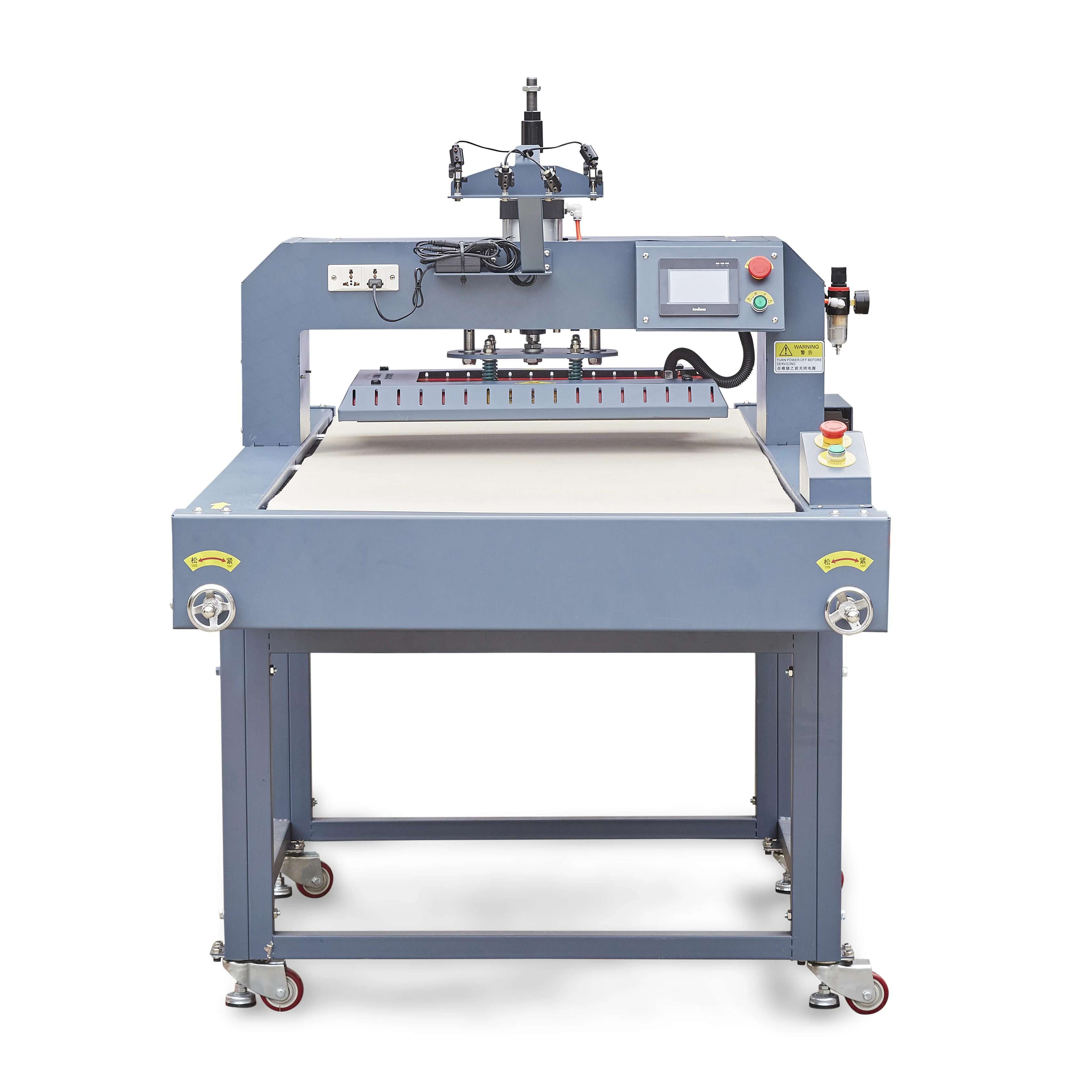 A Sublimation Automatic Blanket Belt Conveyor T shirt Heat Press Machine Label Heat Transfer Machine 40x60cm