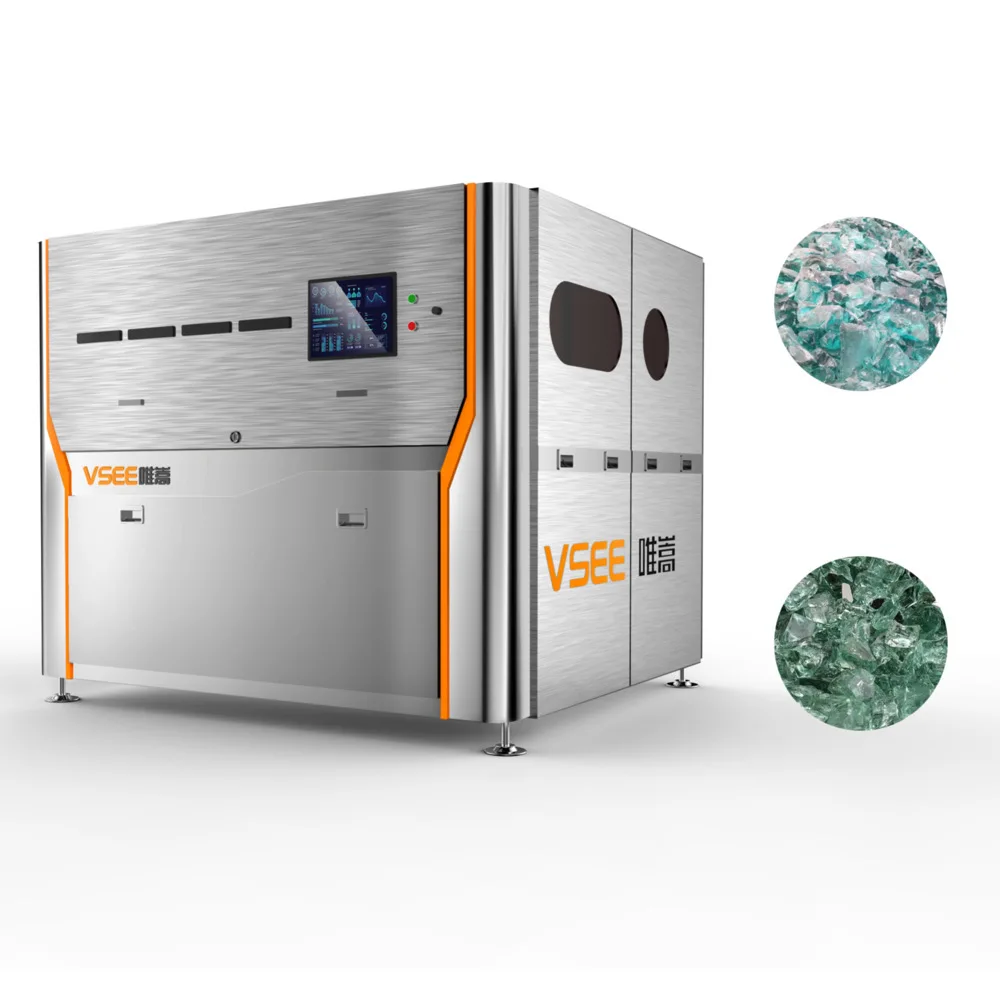 VSEE Optical Separator Glass Fragment Recycling Sorter Glass Processing Machine